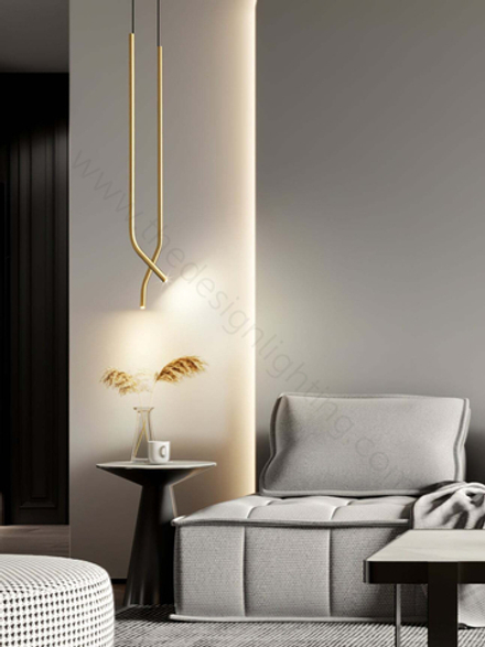Pendant design lamp Bending lamp by Vakkerlight