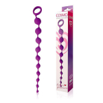 Фиолетовая фигурная анальная цепочка 32см Bior Toys Cosmo CSM-23003