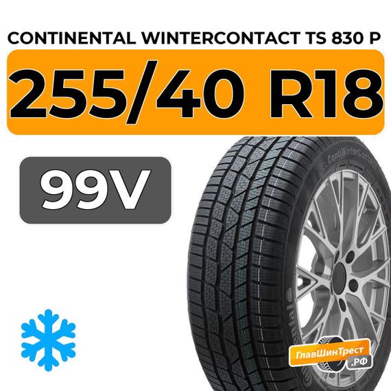 Continental WinterContact TS 830 P 255/40 R18 99V XL