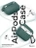 Чехол для Airpods Pro 3 Gurdini прорезиненный soft touch c карабином Сосновый Лес