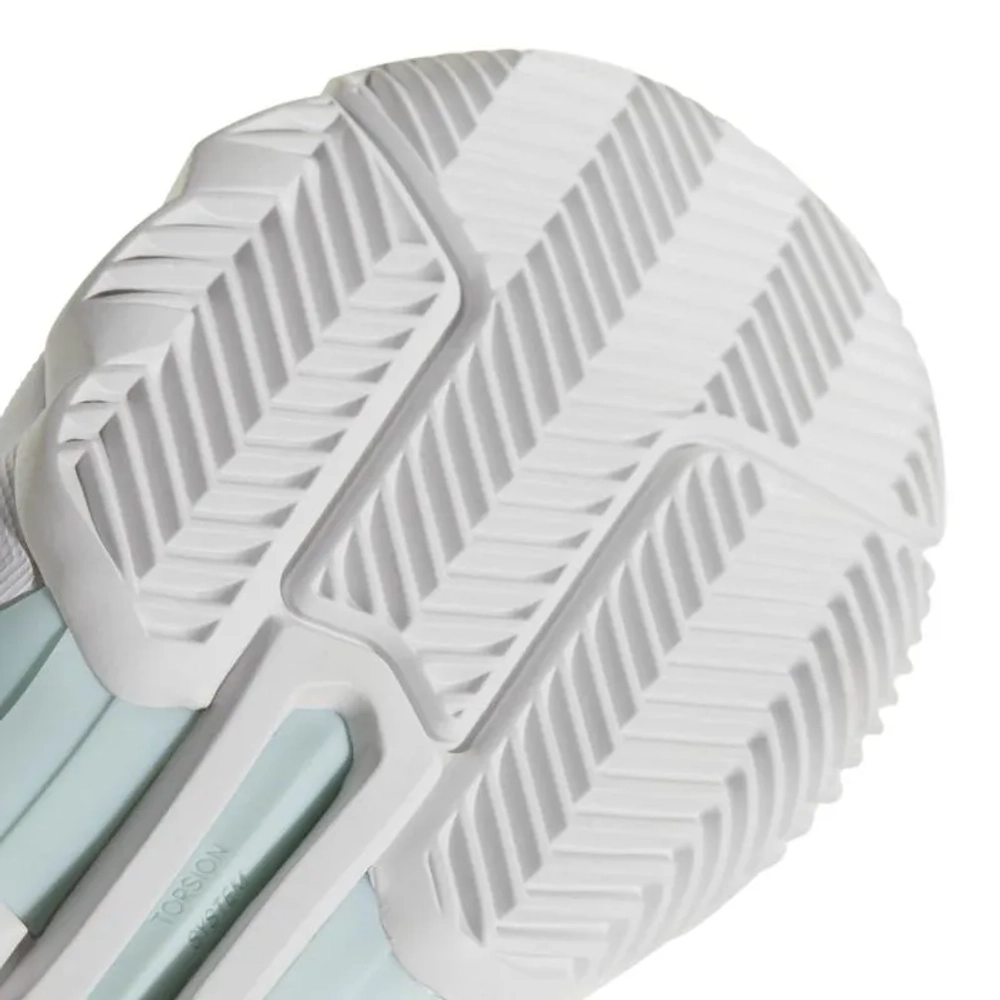Женские Кроссовки теннисные Adidas CourtJam Control 3 W - halo mint/cloud white/silver metallic