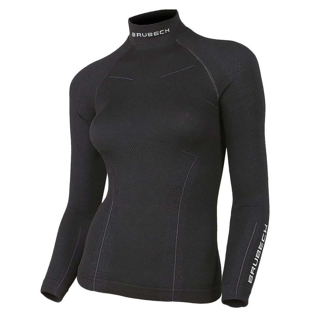 Термобелье женское Brubeck футболка с длинным рукавом шерсть мериноса WOOL MERINO 78%