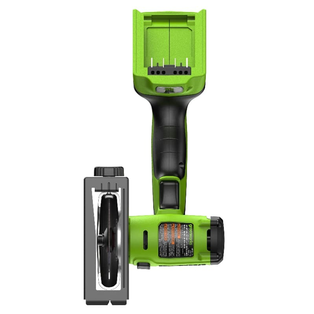 Углошлифовальная машина аккумуляторная Greenworks, Арт. 3402007, 24V, бесщеточная,76 мм