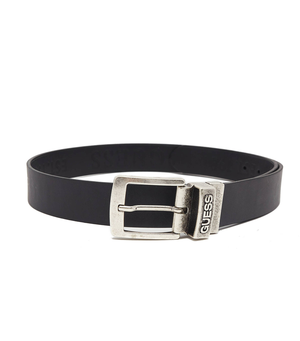 двухсторонний кожаный ремень reversible GUESS - черный(M3RZ12 L0S80)