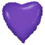 Сердце Фиолетовый Fm 18"