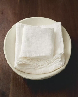 ZARA HOME ЛЬНЯНОЕ ПОЛОТЕНЦЕ, БЕЛЫЙ