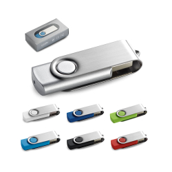 CLAUDIUS 4GB. USB-накопитель 4 ГБ с металлическим зажимом
