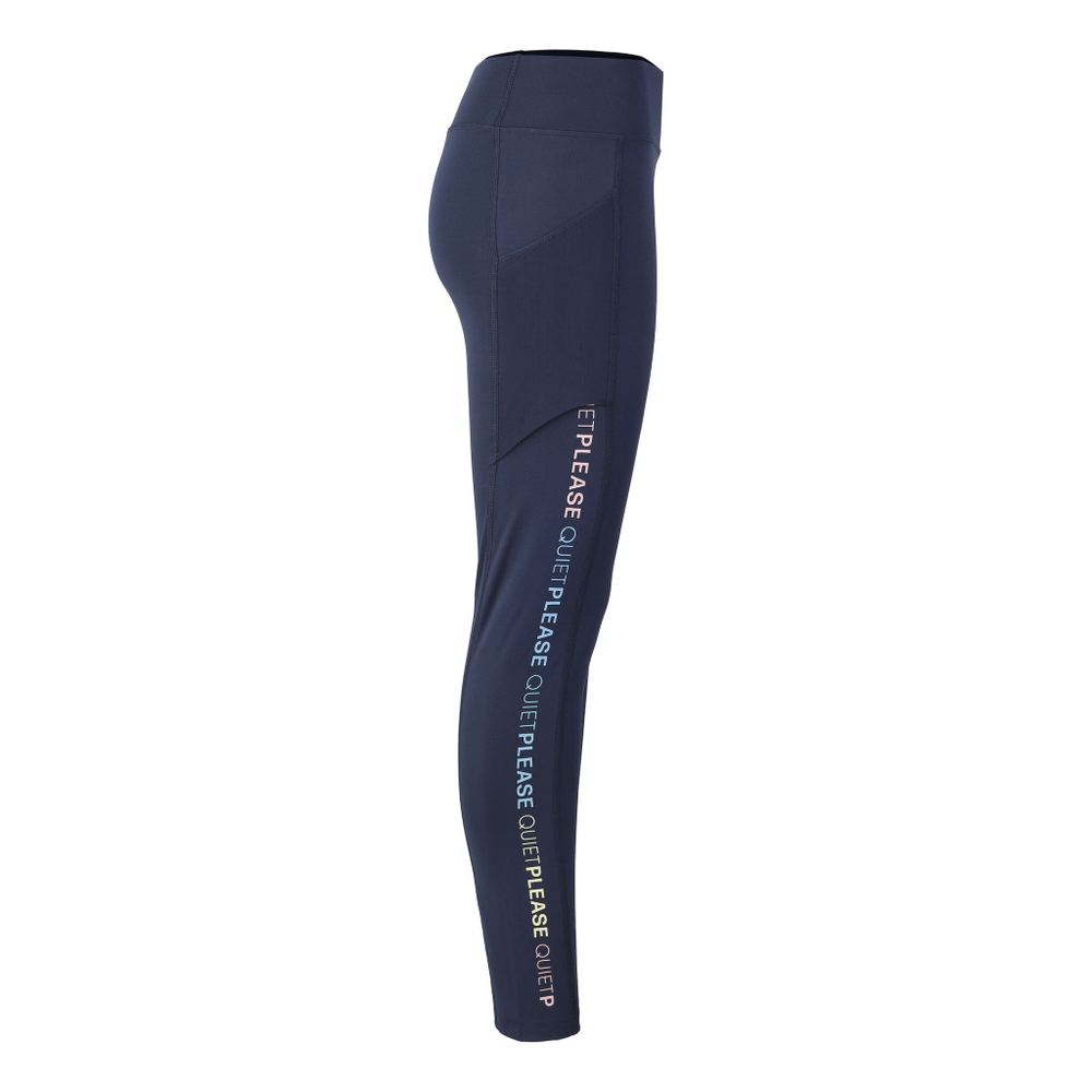 Женские теннисные брюки Quiet Please Rainbow Match Tight Women - Dark Blue