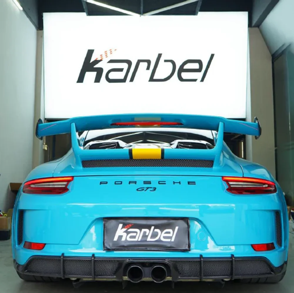 Карбоновый задний диффузор KARBEL для PORSCHE 911 991.2 GT3 2015–2020