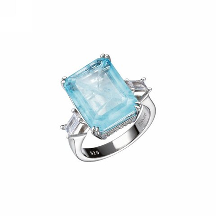 Кольцо De fete Aquamarine