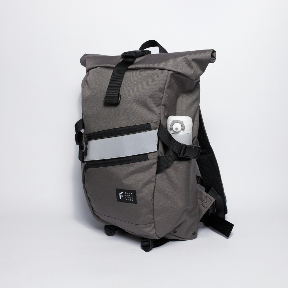Рюкзак Technic Rolltop M серый стальной