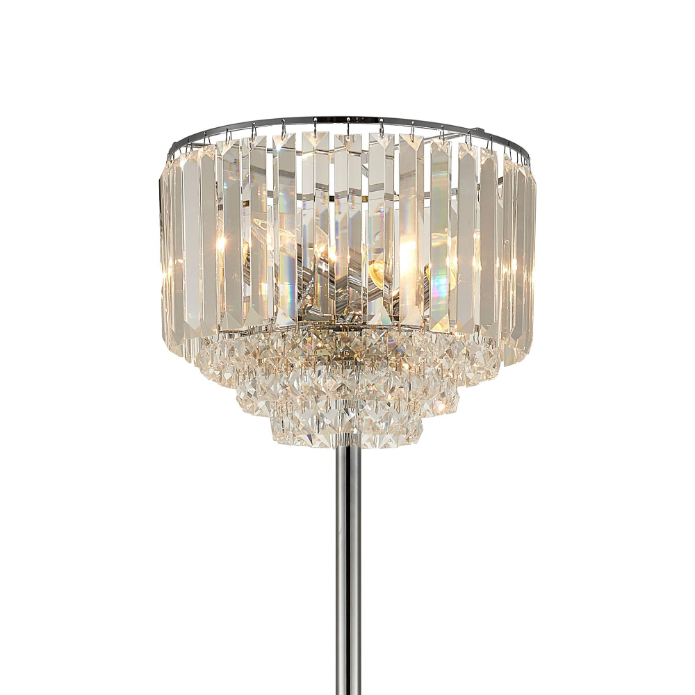 Citilux Синди CL330931 Торшер хрустальный Хром