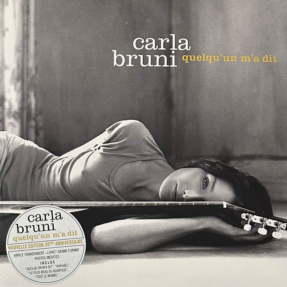 Carla Bruni ‎– Quelqu'Un M'A Dit (Франция 2022г.) Transparent