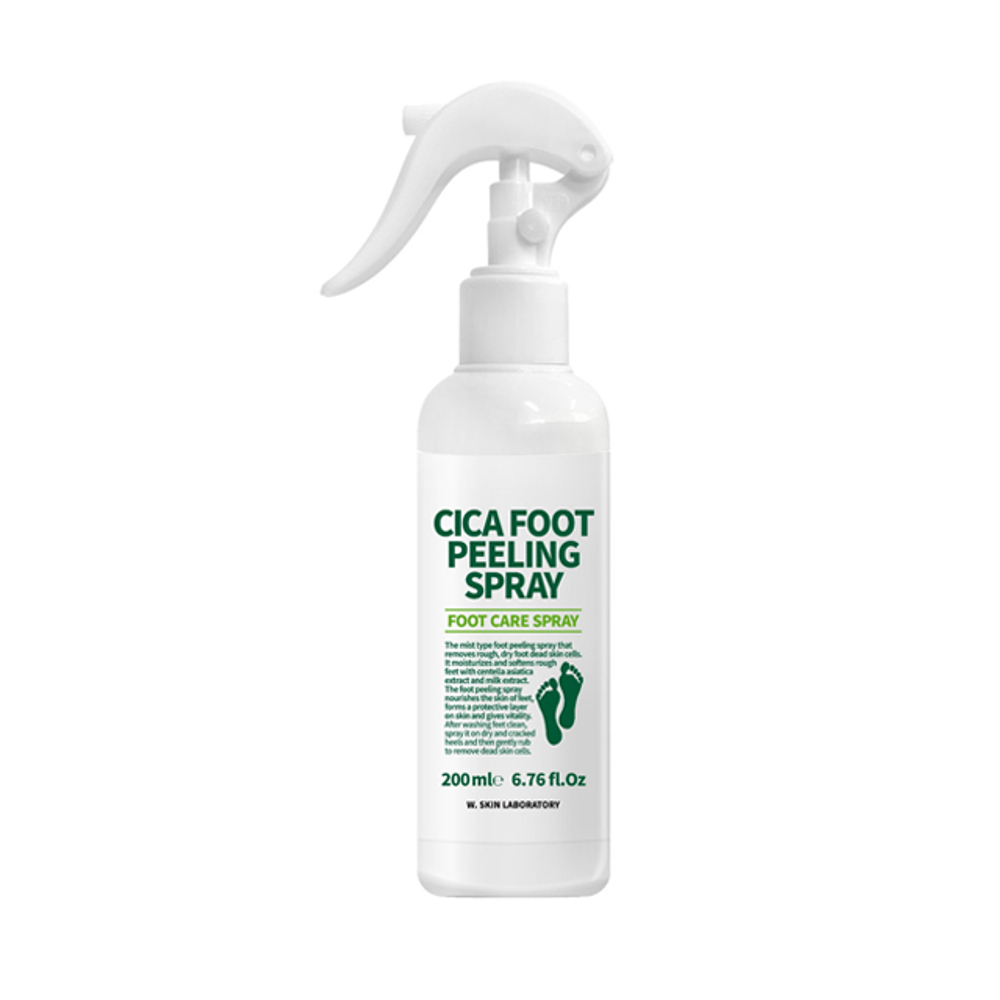Спрей-пилинг для ног W.Skin Laboratory Cica, 200 ml