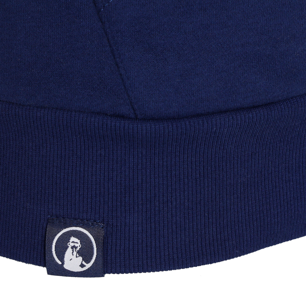 Мужская кофта теннисная Quiet Please Retro Monkey Hoody Men - Dark Blue, Multicoloured