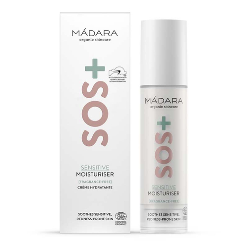 Увлажняющий крем для чувствительной кожи SOS+ MADARA, 50 мл