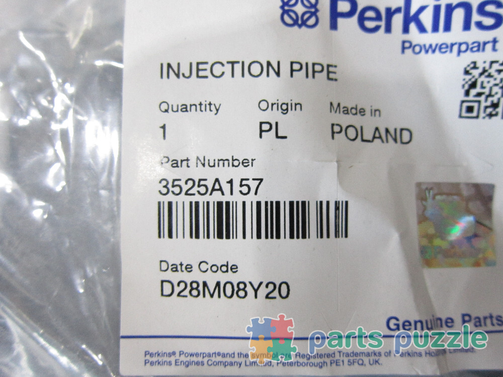Трубка топливная на 3-й цилиндр / PIPE - FUEL INJ NO 3 CYL АРТ: 3525A157