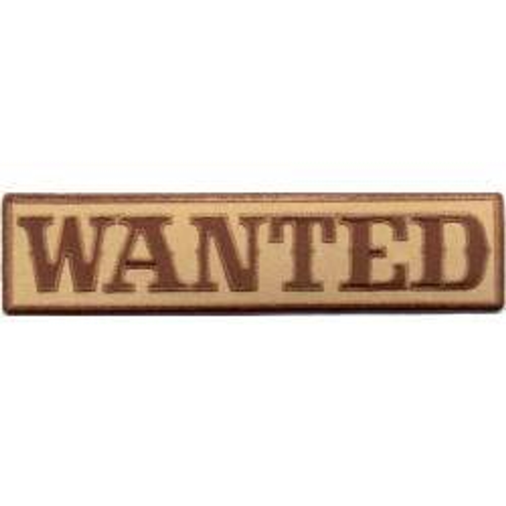 Нашивка Wanted (бол.)