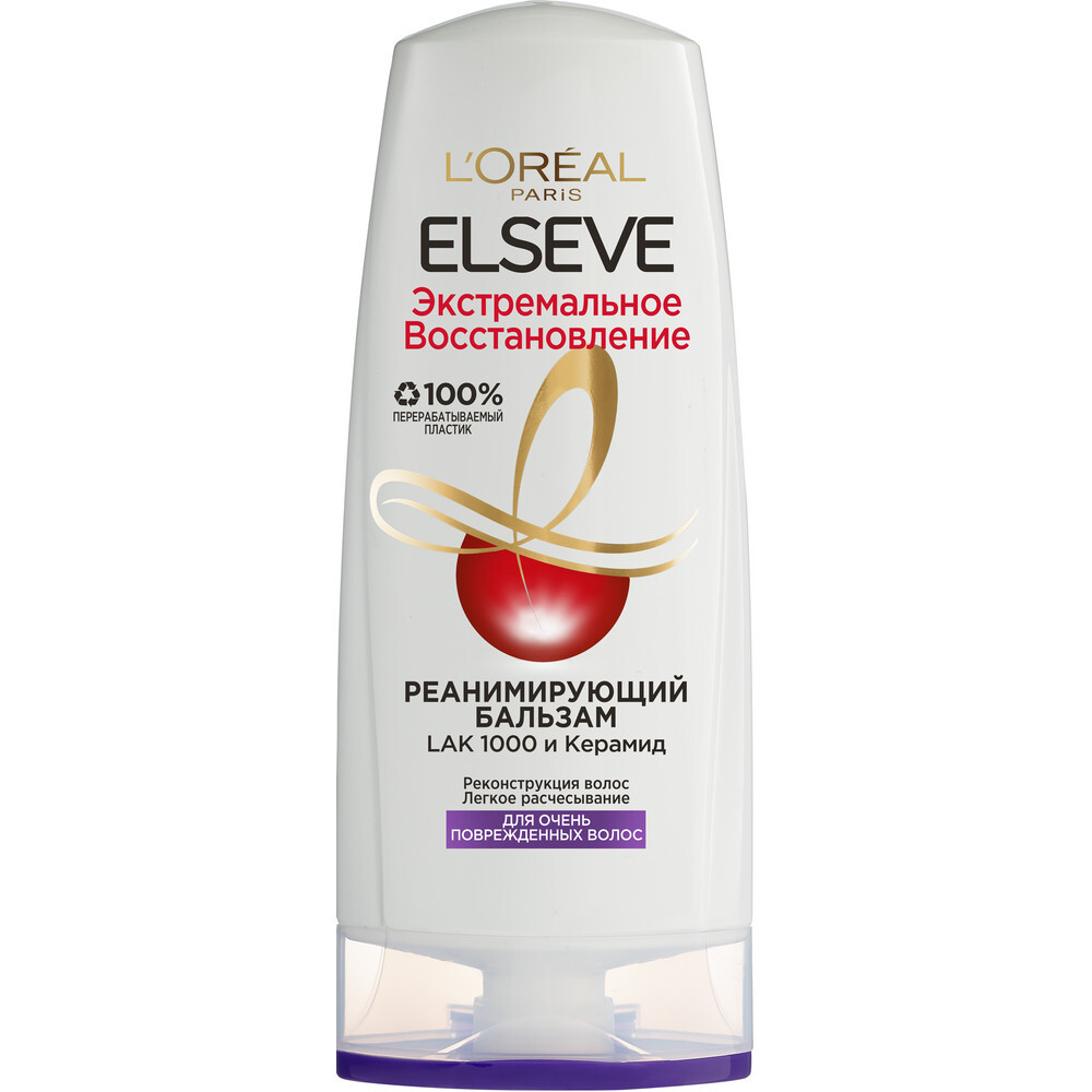 L'Oreal Paris Бальзам для волос Elseve Экстремальное восстановление, реанимирующий, 200 мл