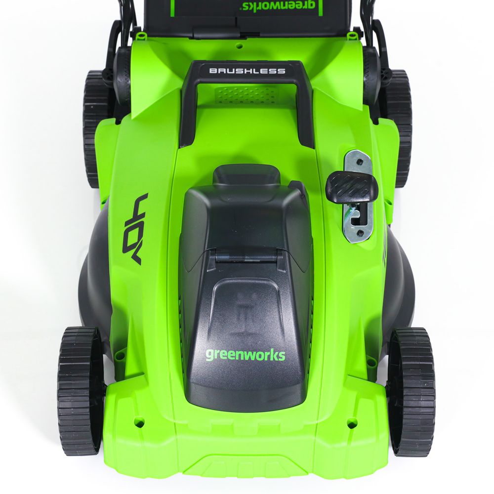 Аккумуляторная газонокосилка Greenworks GD40LM16X, 40v, 41 см, (2517907), без АКБ и ЗУ