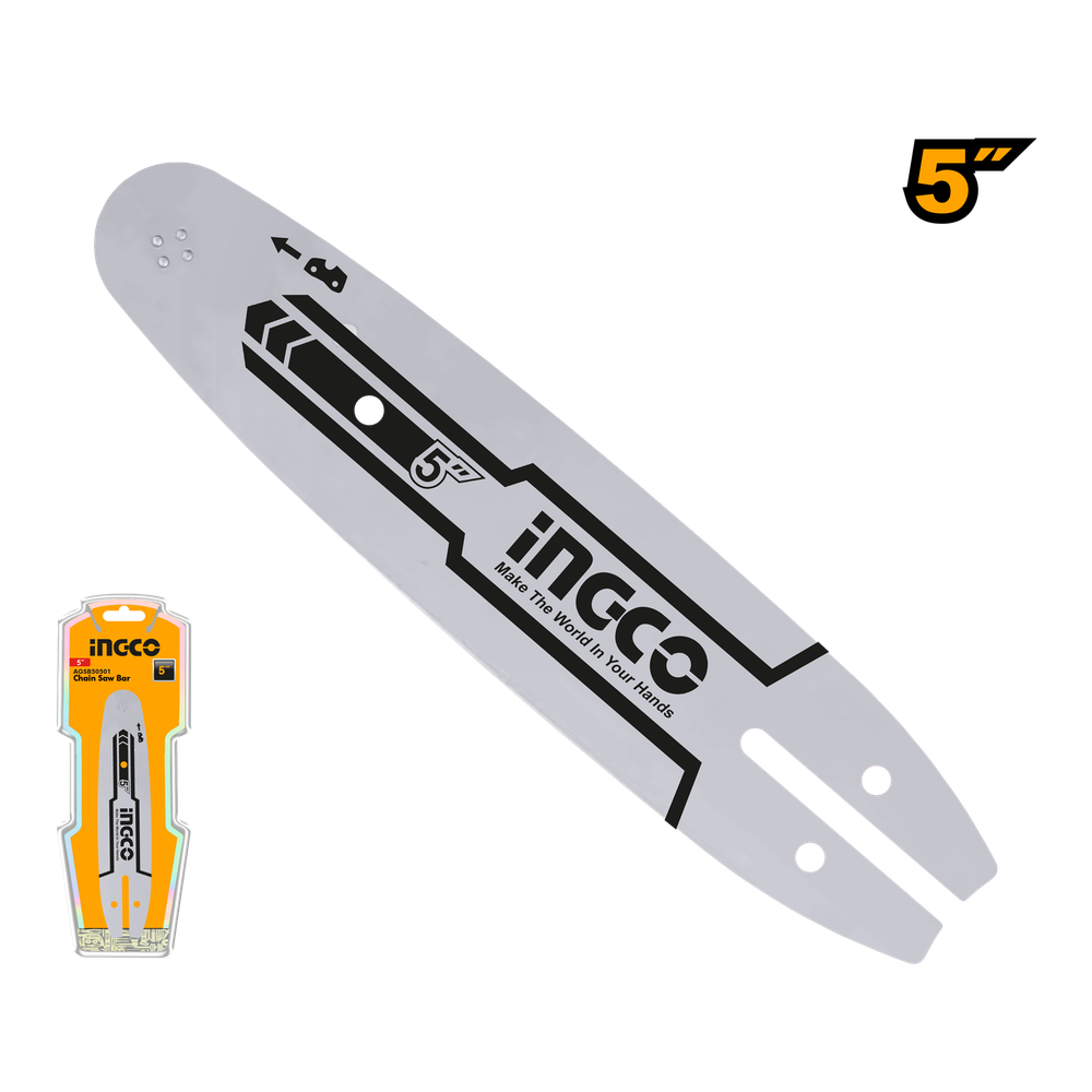 Шина для аккумуляторной цепной мини пилы INGCO AGSB50501 127 мм (5") 1/4" (0,635) 1,1 мм