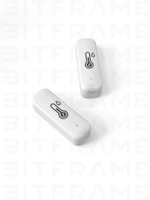 Умный датчик температуры и влажности Zigbee, Tuya SmartLife, термометр и гидрометр, термодатчик без дисплея