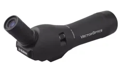 Зрительная труба Vector Optics Forester (Liberty) 20–60x60, со штативом - вид с наклоном, объектив и окуляр