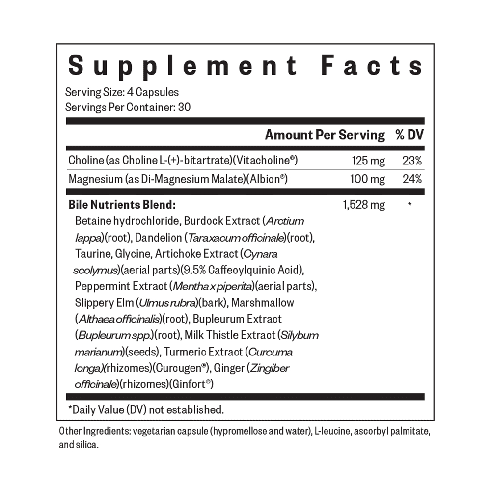 Seeking Health, питательные вещества для желчи, 120 капсул
