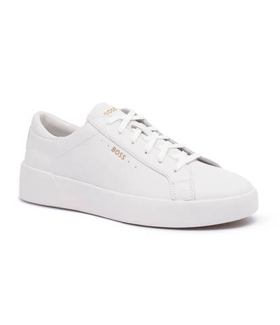Кожаные кроссовки belwar BOSS BLACK - белый(50522865)