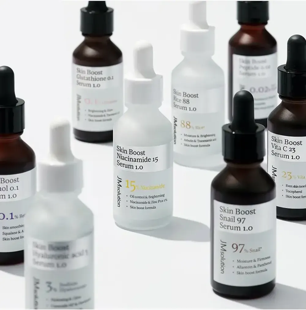 Сыворотка-бустер с 15% ниацинамида JMsolution Skin Boost Niacinamide 15% Serum 1.0 30 мл.