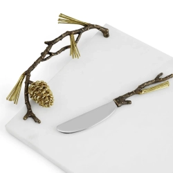 Сервировочный сырный набор Pine Cone (49.5 x 25.4 см)