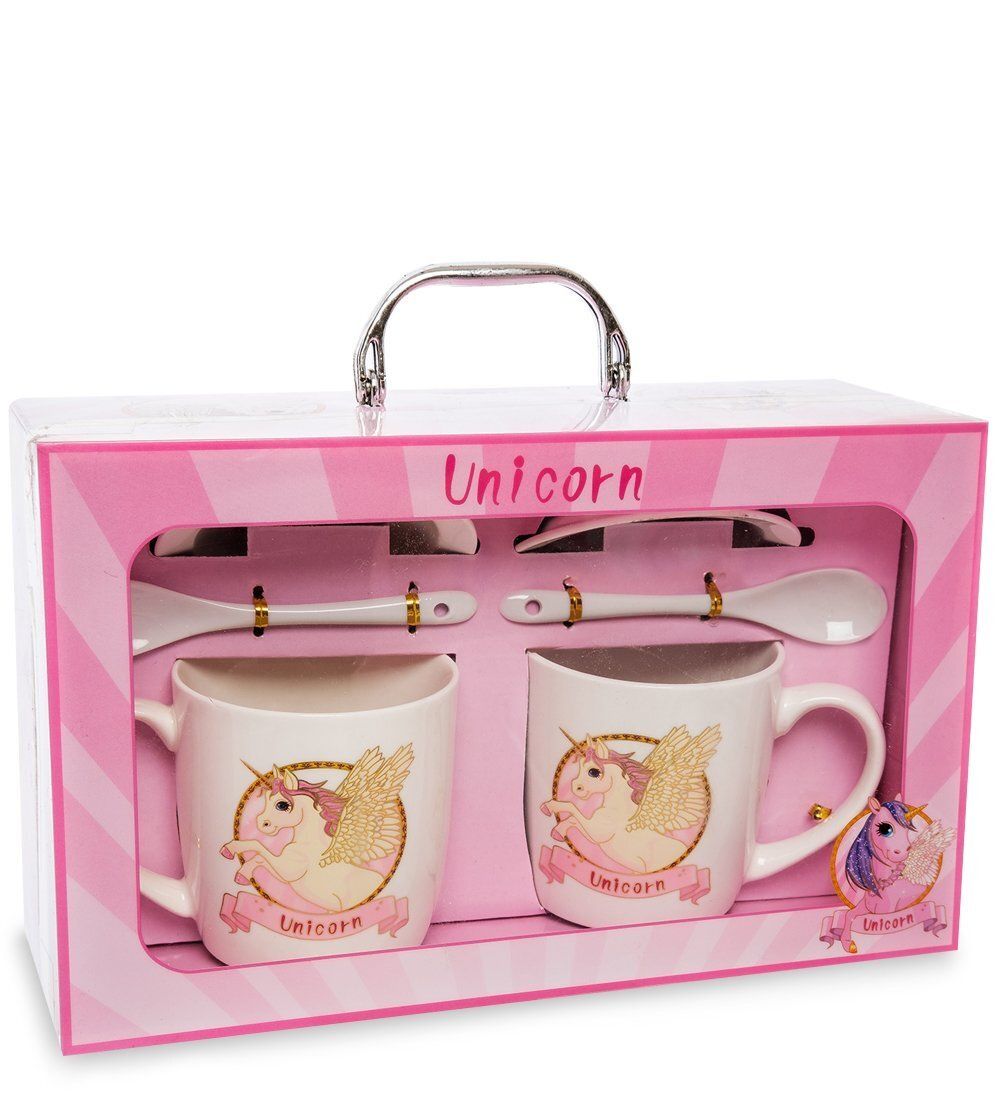 MUG-226/4 Н-р из 2-х кружек в подарочной коробке «Единорожек»
