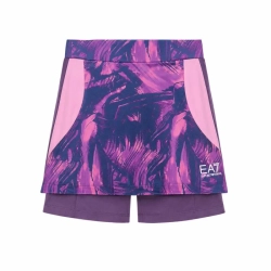 Теннисная юбка EA7 Woman Jersey - fancy iris orchid
