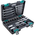 Набор инструментов, 1/2", CrV, 31 предм.// STELS 14102