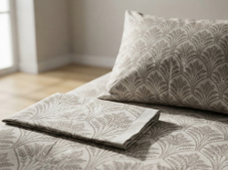Покрывало Velora Home «Sidelya» 240×260 см + 2 наволочки 50×70 см, коричневый, хлопок 100%