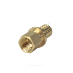 Муфта для PE-X труб аксиальная латунь Дн 20х1/2" ВР РОС