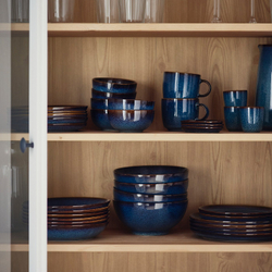IKEA GLADELIG  (ИКЕА ГЛАДЕЛИГ)  -  Тарелка - синяя 25 см