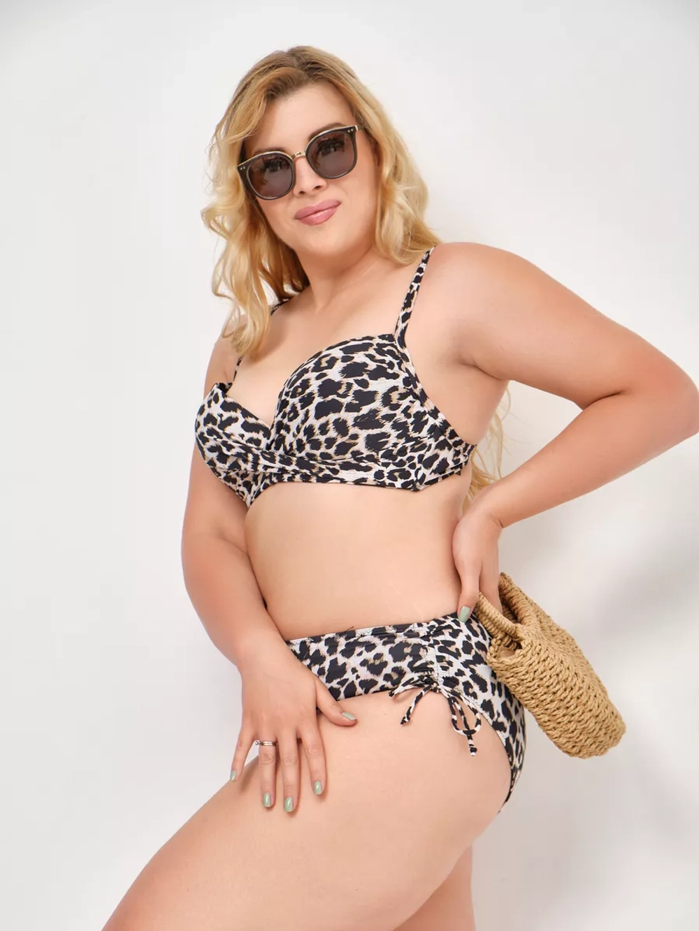 купальник раздельный большие размеры для бассейна plus size