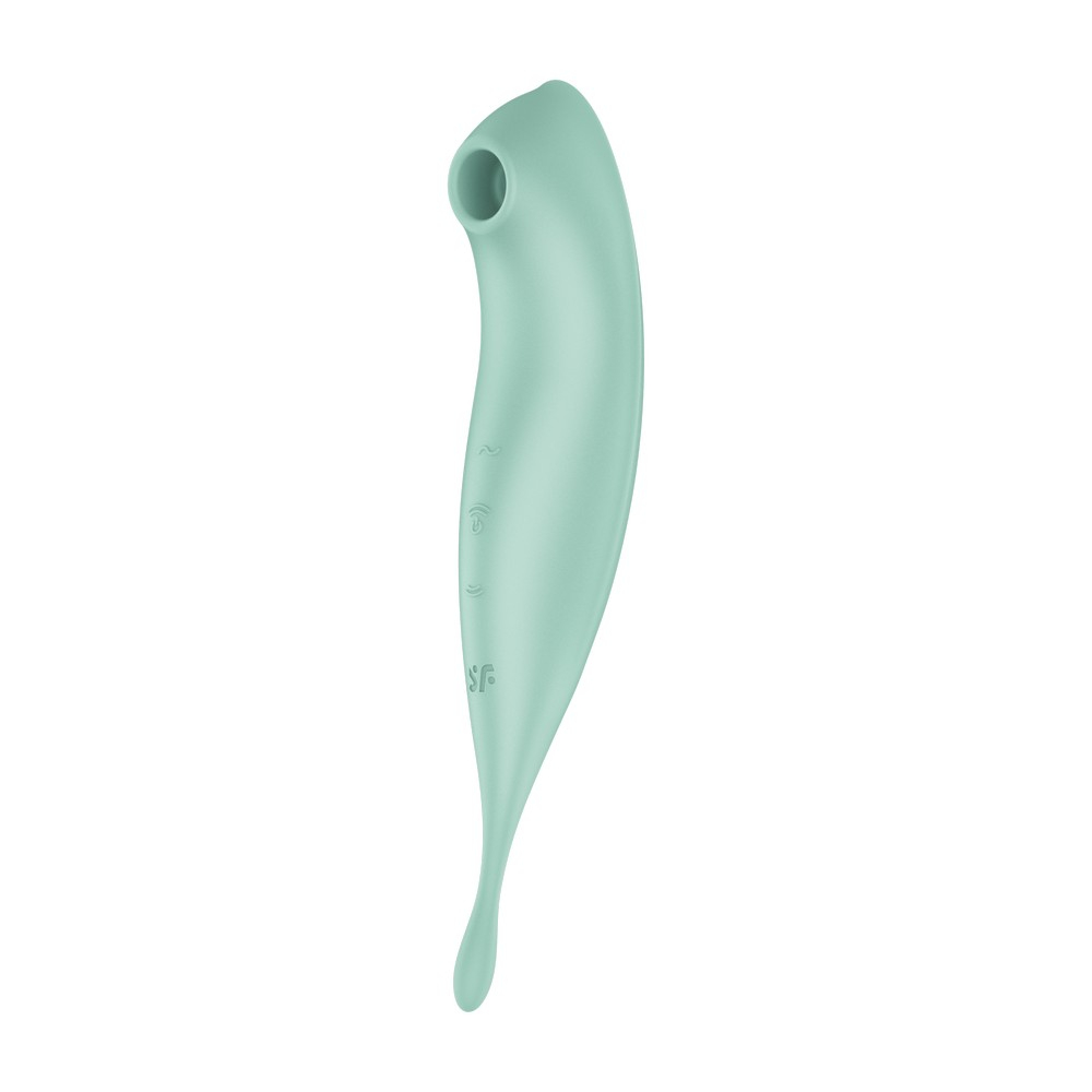 Вибростимулятор Satisfyer Twirling Pro Connect с управлением через приложение, мятный