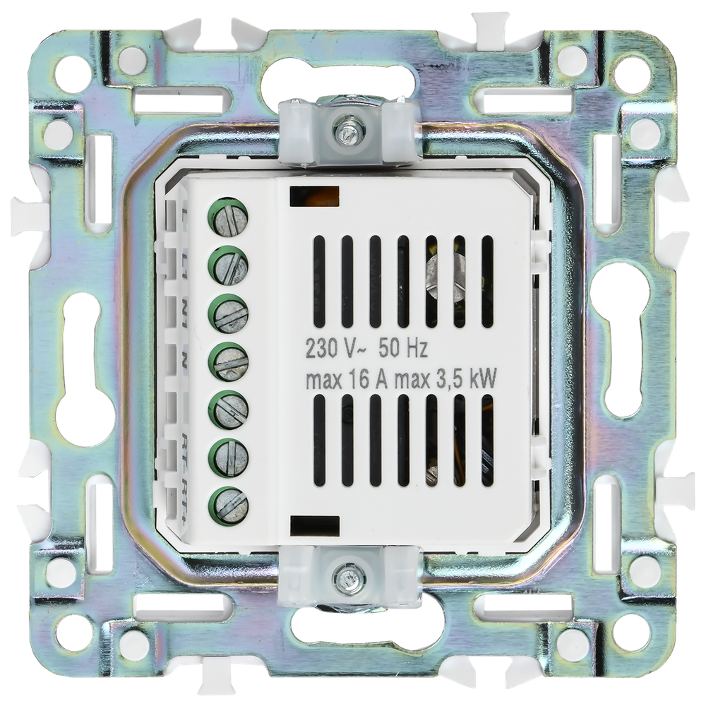 SKANDY Термостат электронный с индикацией SK-T01N металл никель IEK
