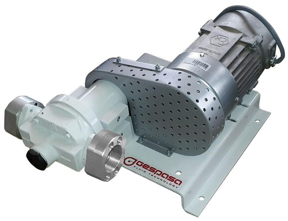 BAG-800 230/400 V AC - Самовсасывающий взрывозащ-й насос на пластине GESPASA