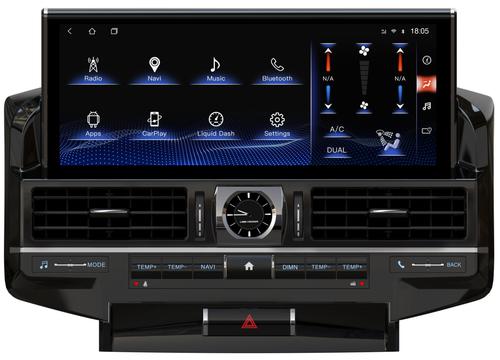 Магнитола для Toyota Land Cruiser 200 2007-2015 (штатная камера или 360) - Kuberg ZH-T1206X(A/B/C) монитор 12.3" на Android 12, Быстрая, CarPlay, 4G SIM-слот