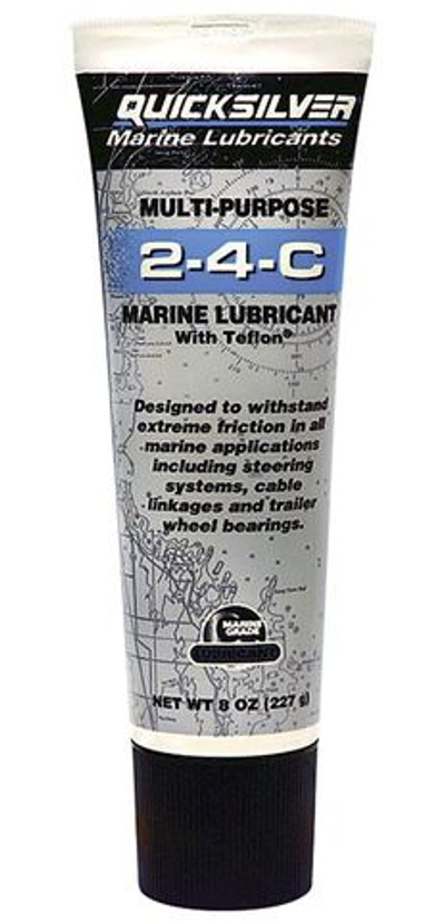 Пластичная смазка QUICKSILVER 2-4-С с тефлоном, тюбик 0,227 л. (10267326)