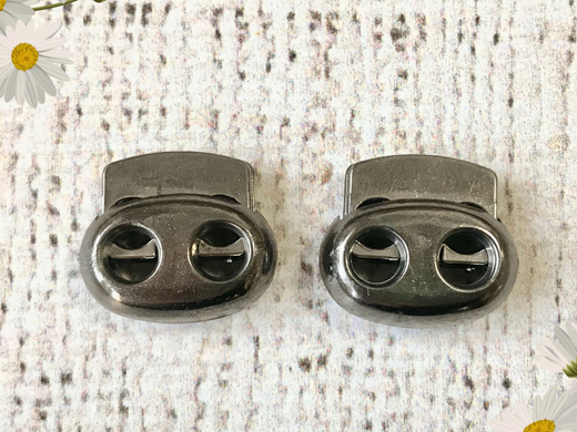 Фиксаторы, 2,1х1,8 см, хром