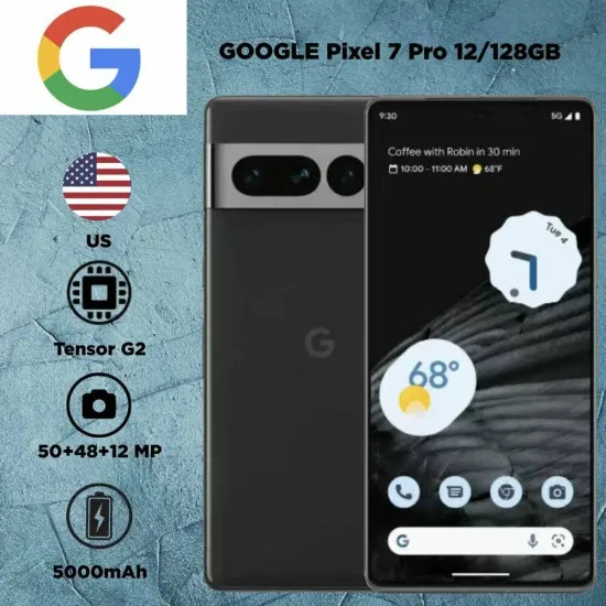 Смартфон Google Pixel 7 Pro 12/128 Гб черный