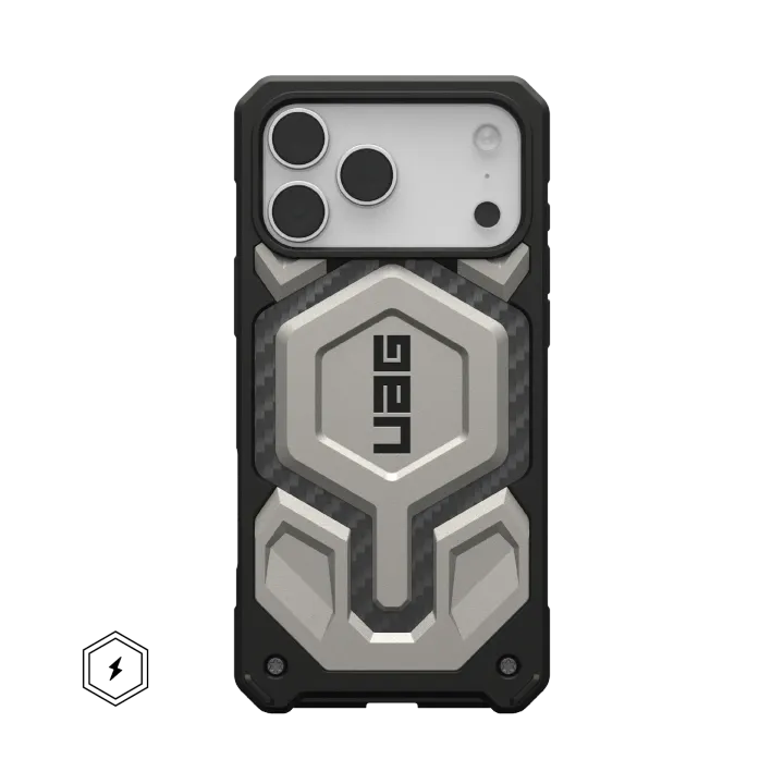 UAG Monarch Pro with MagSafe Series Case for Apple iPhone 17 Pro Max Titanium (Титановый)