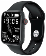 Умные смарт часы M7 Pro / Smart Watch 45мм, Series 7 (iOS/Android), беспроводная зарядка, цвет: Черный(Black)