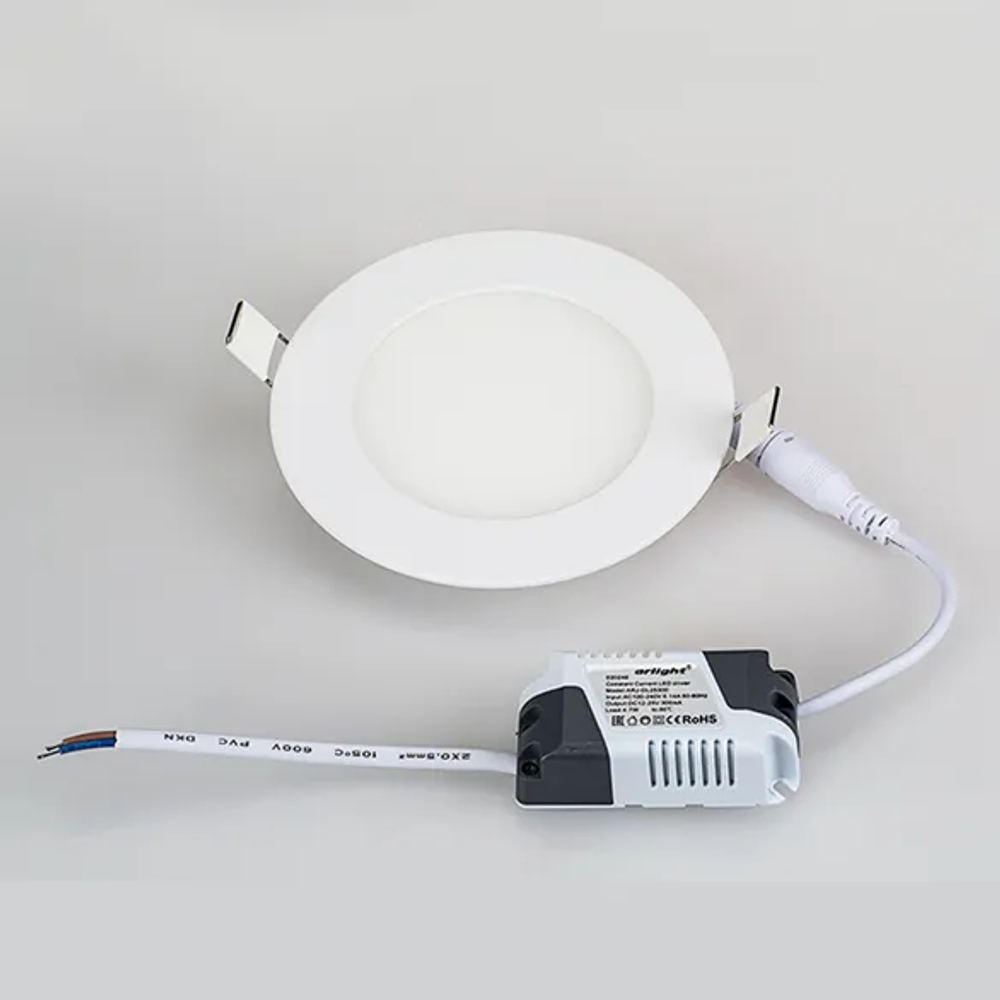 Светильник MS-EDGE-R120-6W Day4000 (WH, 115 deg, 230V) (Arlight, IP44 Металл, 3 года) 041903