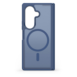 Матовый чехол темно-синего цвета с MagSafe для Samsung Galaxy Z Fold 8 Ultra, серия Yind Series от Dux Ducis