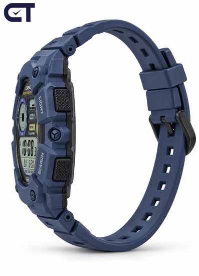 CASIO WS-1500H-2A CASIO Collection унисекс наручные часы — морской цифровой стиль, график приливов и водостойкость 100 м